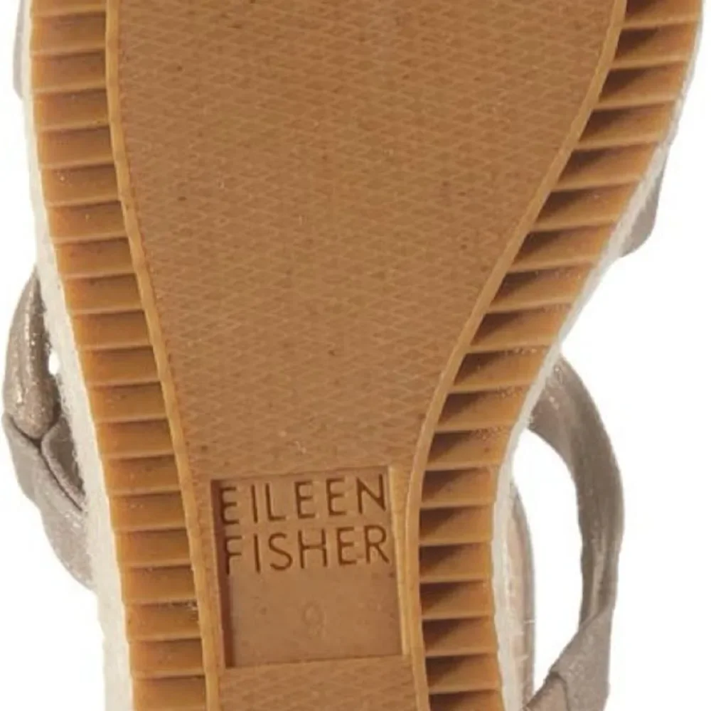 Elleen Fisher Wisp Espadrille Wedge Sandals women’s size 10